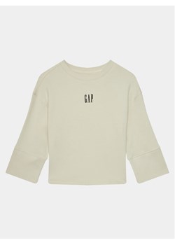 Gap Bluza 740041-01 Beżowy Relaxed Fit ze sklepu MODIVO w kategorii Bluzy chłopięce - zdjęcie 181167032