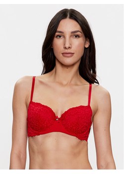 Hunkemöller Biustonosz z fiszbiną Rose 199959 Czerwony ze sklepu MODIVO w kategorii Biustonosze - zdjęcie 181167084