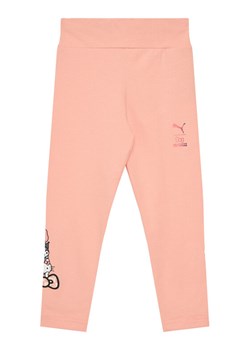 Puma Legginsy PUMA X Hello Kitty And Friends 630064 Koralowy Slim Fit ze sklepu MODIVO w kategorii Spodnie dziewczęce - zdjęcie 181167161