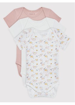 NAME IT Komplet 3 par body dziecięcych 13198643 Kolorowy Regular Fit ze sklepu MODIVO w kategorii Body niemowlęce - zdjęcie 181167324