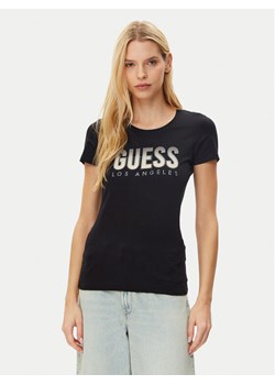 Guess T-Shirt W5GI14 J1314 Czarny Regular Fit ze sklepu MODIVO w kategorii Bluzki damskie - zdjęcie 181167421