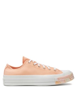 Converse Trampki Chuck 70 Marbled A03531C Pomarańczowy ze sklepu MODIVO w kategorii Trampki damskie - zdjęcie 181167450