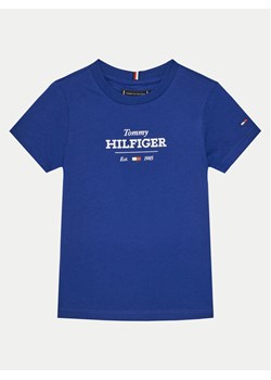 Tommy Hilfiger T-Shirt KB0KB09356 S Niebieski Regular Fit ze sklepu MODIVO w kategorii T-shirty chłopięce - zdjęcie 181167532