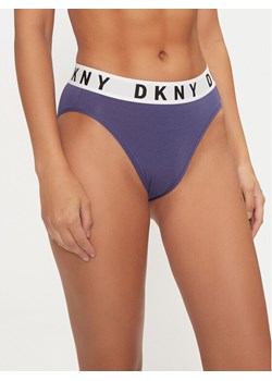 DKNY Figi klasyczne z wysokim stanem DK8505 Niebieski ze sklepu MODIVO w kategorii Majtki damskie - zdjęcie 181167583