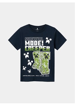 NAME IT T-Shirt Mylius Minecraft 13230850 Granatowy Regular Fit ze sklepu MODIVO w kategorii T-shirty chłopięce - zdjęcie 181167732