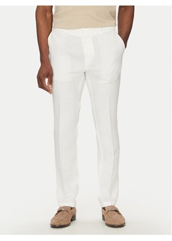 BOSS Spodnie materiałowe C-Genius 50540518 Biały Slim Fit - id: 0000305104021 - marki BOSS HUGO BOSS - 181167751 BOSS Spodnie materiałowe C-Genius 50540518 Biały Slim Fit ze sklepu MODIVO w kategorii Spodnie męskie - zdjęcie 181167751