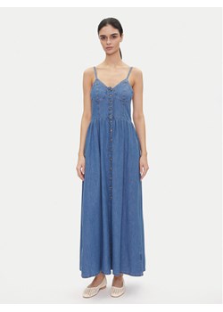 Lee Sukienka jeansowa Corset 112363488 Niebieski Slim Fit ze sklepu MODIVO w kategorii Sukienki - zdjęcie 181167874