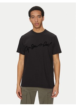 G-Star Raw T-Shirt Floock G-Script D25148-C784 Czarny Regular Fit ze sklepu MODIVO w kategorii T-shirty męskie - zdjęcie 181167933