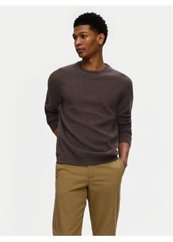 Selected Homme Sweter 16094385 Brązowy Regular Fit ze sklepu MODIVO w kategorii Swetry męskie - zdjęcie 181167953