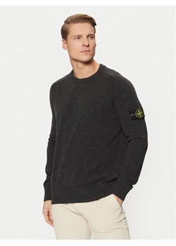 Stone Island Sweter 8115545B4 Szary Regular Fit ze sklepu MODIVO w kategorii Swetry męskie - zdjęcie 181167974