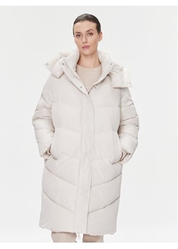 Calvin Klein Kurtka zimowa Modern K20K205948 Écru Relaxed Fit ze sklepu MODIVO w kategorii Kurtki damskie - zdjęcie 181168093