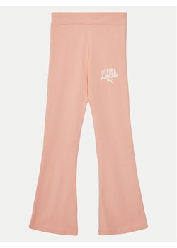 Puma Legginsy Class 685870 Różowy Flare Fit ze sklepu MODIVO w kategorii Spodnie dziewczęce - zdjęcie 181168172