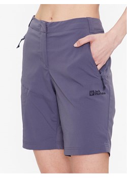Jack Wolfskin Szorty sportowe Glastal 1508171 Szary Regular Fit ze sklepu MODIVO w kategorii Szorty - zdjęcie 181168241