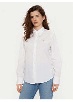 Tommy Hilfiger Koszula WW0WW43577 Biały Regular Fit ze sklepu MODIVO w kategorii Koszule damskie - zdjęcie 181168803