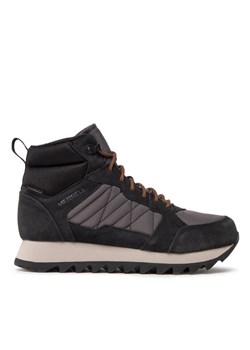 Merrell Sneakersy Alpine Sneaker Mid Plr Wp 2 J004289 Czarny ze sklepu MODIVO w kategorii Buty zimowe męskie - zdjęcie 181169053