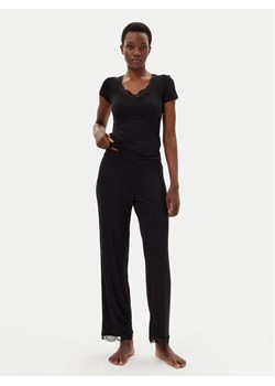 Hunkemöller Piżama Nanna 301483 Czarny Regular Fit ze sklepu MODIVO w kategorii Piżamy damskie - zdjęcie 181169062