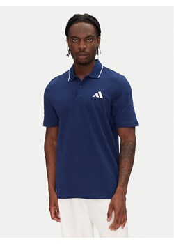 adidas Polo Essentials Small Logo JE9021 Granatowy Regular Fit - id: 0000304728761 - marki adidas - 181169070 adidas Polo Essentials Small Logo JE9021 Granatowy Regular Fit ze sklepu MODIVO w kategorii T-shirty męskie - zdjęcie 181169070