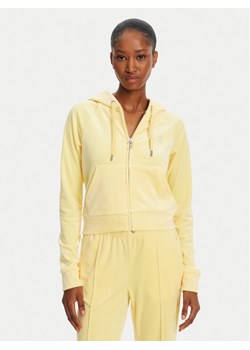 Juicy Couture Bluza Madison JCWA122001 Żółty Slim Fit ze sklepu MODIVO w kategorii Bluzy damskie - zdjęcie 181169100