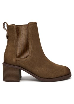 Clarks Botki Chamberly Top 26178832 Beżowy ze sklepu MODIVO w kategorii Botki - zdjęcie 181169161