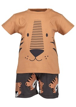 Blue Seven Komplet 2 t-shirtów i spodenek 939014 X Pomarańczowy Regular Fit ze sklepu MODIVO w kategorii Komplety niemowlęce - zdjęcie 181169232