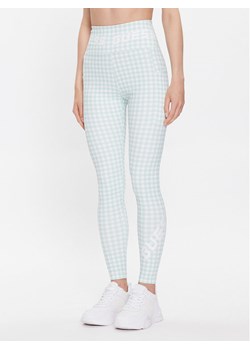 Guess Legginsy Davina V3GB12 MC049 Zielony Slim Fit ze sklepu MODIVO w kategorii Spodnie damskie - zdjęcie 181169294