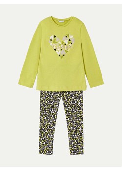 Mayoral Komplet bluzka i legginsy 4713 Żółty Regular Fit ze sklepu MODIVO w kategorii Komplety dziewczęce - zdjęcie 181169344