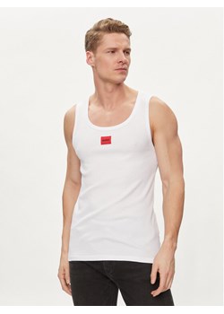 Hugo Tank top Edge 50515657 Biały Regular Fit ze sklepu MODIVO w kategorii T-shirty męskie - zdjęcie 181169394