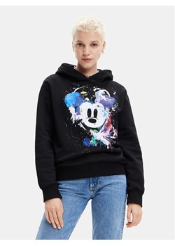 Desigual Bluza 23SWSK35 Czarny Loose Fit ze sklepu MODIVO w kategorii Bluzy damskie - zdjęcie 181169401