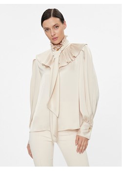 Babylon Bluzka T_S00308 Beżowy Regular Fit ze sklepu MODIVO w kategorii Bluzki damskie - zdjęcie 181169404