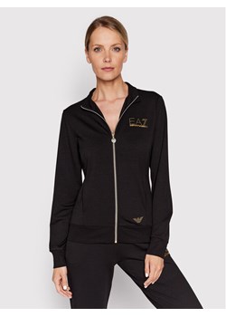 EA7 Emporio Armani Bluza 8NTM43 TJ9RZ 1200 Czarny Regular Fit ze sklepu MODIVO w kategorii Bluzy damskie - zdjęcie 181169453