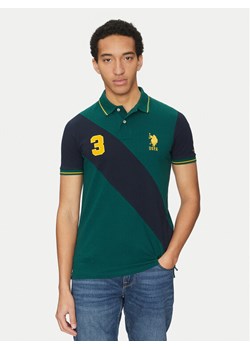 U.S. Polo Assn. Polo MUP3996 Zielony Regular Fit ze sklepu MODIVO w kategorii T-shirty męskie - zdjęcie 181169494