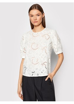 Herskind Bluzka Ida 4272831 Biały Regular Fit ze sklepu MODIVO w kategorii Bluzki damskie - zdjęcie 181169632