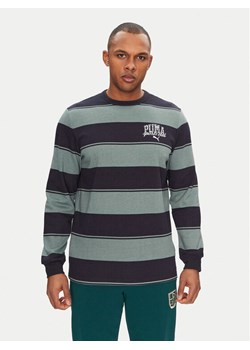 Puma Bluza Class Striped 684647 Zielony Regular Fit ze sklepu MODIVO w kategorii Bluzy męskie - zdjęcie 181169654