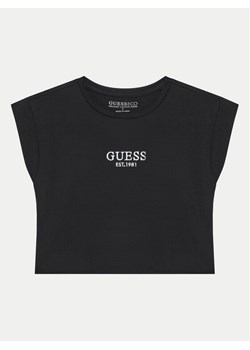 Guess T-Shirt J4BI34 J1314 Czarny Boxy Fit ze sklepu MODIVO w kategorii T-shirty chłopięce - zdjęcie 181169662