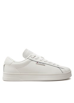 Tommy Jeans Sneakersy Tjm Leather Low Cupsole EM0EM01374 Écru ze sklepu MODIVO w kategorii Trampki męskie - zdjęcie 181169674