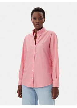 Tommy Jeans Koszula DW0DW20290 Różowy Regular Fit ze sklepu MODIVO w kategorii Koszule damskie - zdjęcie 181169741