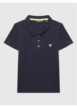 Guess Polo L2GP02 KAPY0 Granatowy Regular Fit ze sklepu MODIVO w kategorii T-shirty chłopięce - zdjęcie 181169802