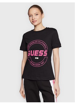 Guess T-Shirt Bryana V3RI00 I3Z14 Czarny Regular Fit ze sklepu MODIVO w kategorii Bluzki damskie - zdjęcie 181169994