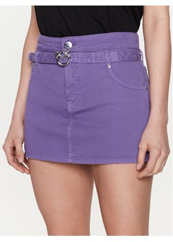 Pinko Szorty jeansowe Dilettante 100324 A0I2 Fioletowy Regular Fit ze sklepu MODIVO w kategorii Szorty - zdjęcie 181170002