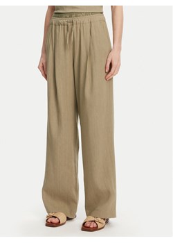 Marella Spodnie materiałowe Fred 2513131085 Zielony Wide Leg ze sklepu MODIVO w kategorii Spodnie damskie - zdjęcie 181170042