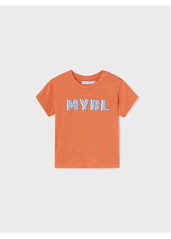 Mayoral T-Shirt 106 Pomarańczowy Regular Fit ze sklepu MODIVO w kategorii Koszulki niemowlęce - zdjęcie 181170050