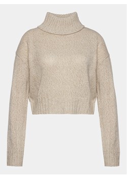 Brave Soul Sweter LK-230LANDOA Beżowy Regular Fit ze sklepu MODIVO w kategorii Swetry damskie - zdjęcie 181170070