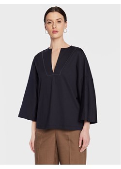 Fabiana Filippi Bluzka JED273W136 Granatowy Relaxed Fit ze sklepu MODIVO w kategorii Bluzki damskie - zdjęcie 181170164