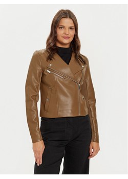 Vero Moda Kurtka z imitacji skóry Riley 10302441 Brązowy Slim Fit ze sklepu MODIVO w kategorii Kurtki damskie - zdjęcie 181170200