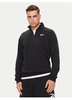 Reebok Bluza Identity Small Logo 100202886 Czarny Relaxed Fit ze sklepu MODIVO w kategorii Bluzy męskie - zdjęcie 181170234