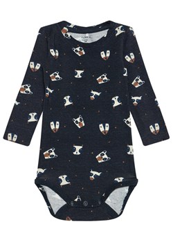NAME IT Body dziecięce Soren 13187452 Granatowy Regular Fit ze sklepu MODIVO w kategorii Body niemowlęce - zdjęcie 181170283