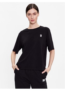 DKNY Koszulka piżamowa YI2422635 Czarny Loose Fit ze sklepu MODIVO w kategorii Piżamy damskie - zdjęcie 181170424