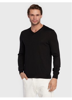 Boss Sweter Baram-L 50476363 Czarny Regular Fit ze sklepu MODIVO w kategorii Swetry męskie - zdjęcie 181170522