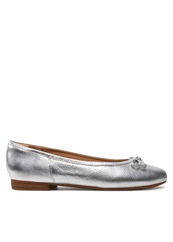 Clarks Baleriny Fawna Lily 26176380 Srebrny ze sklepu MODIVO w kategorii Balerinki - zdjęcie 181170714