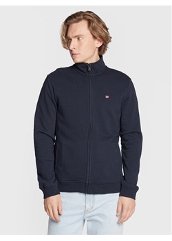Napapijri Bluza Balis NP0A4GBA Granatowy Regular Fit ze sklepu MODIVO w kategorii Bluzy męskie - zdjęcie 181170770